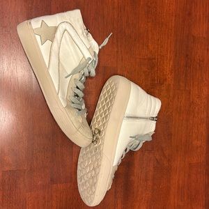 Shu Shop Roxanne High top sneakers star zipper size 8.5